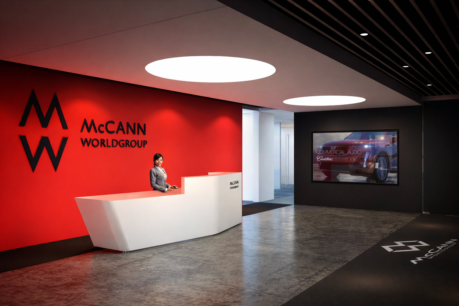 McCann Worldgroup Shanghai lobby entry