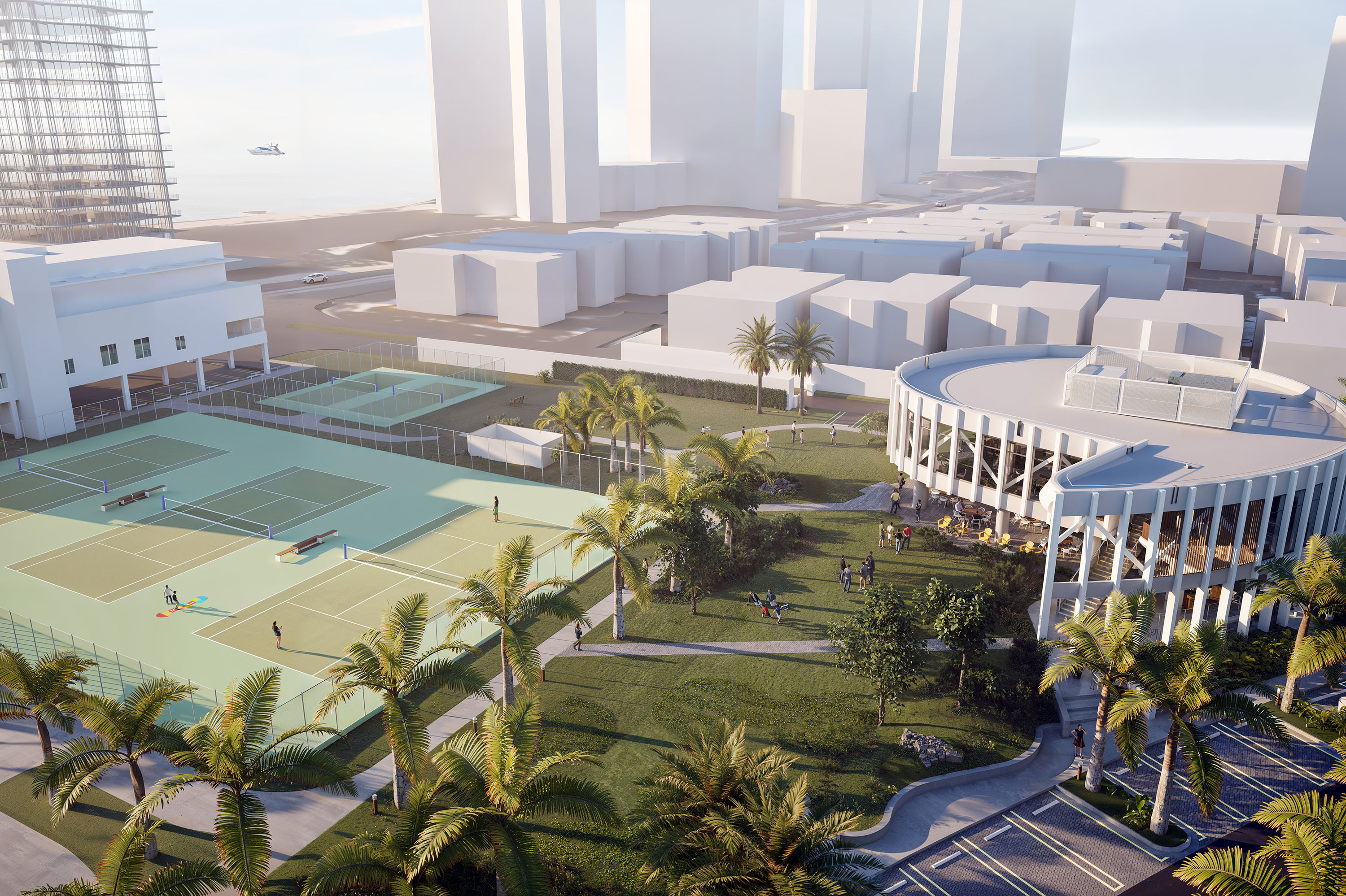 Golden Beach Wellness Center aerial view 2