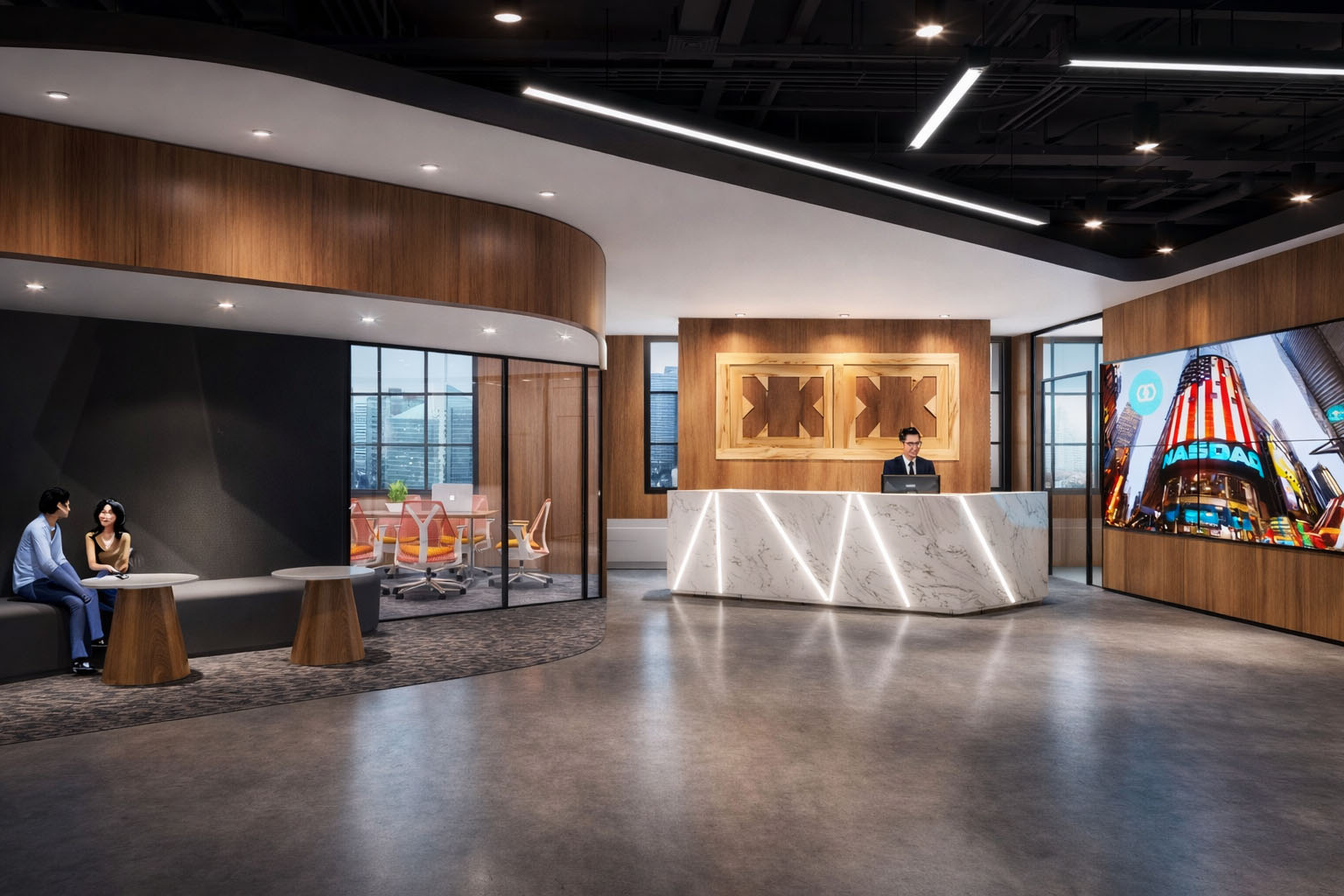 Blockchain Office interior, Shanghai