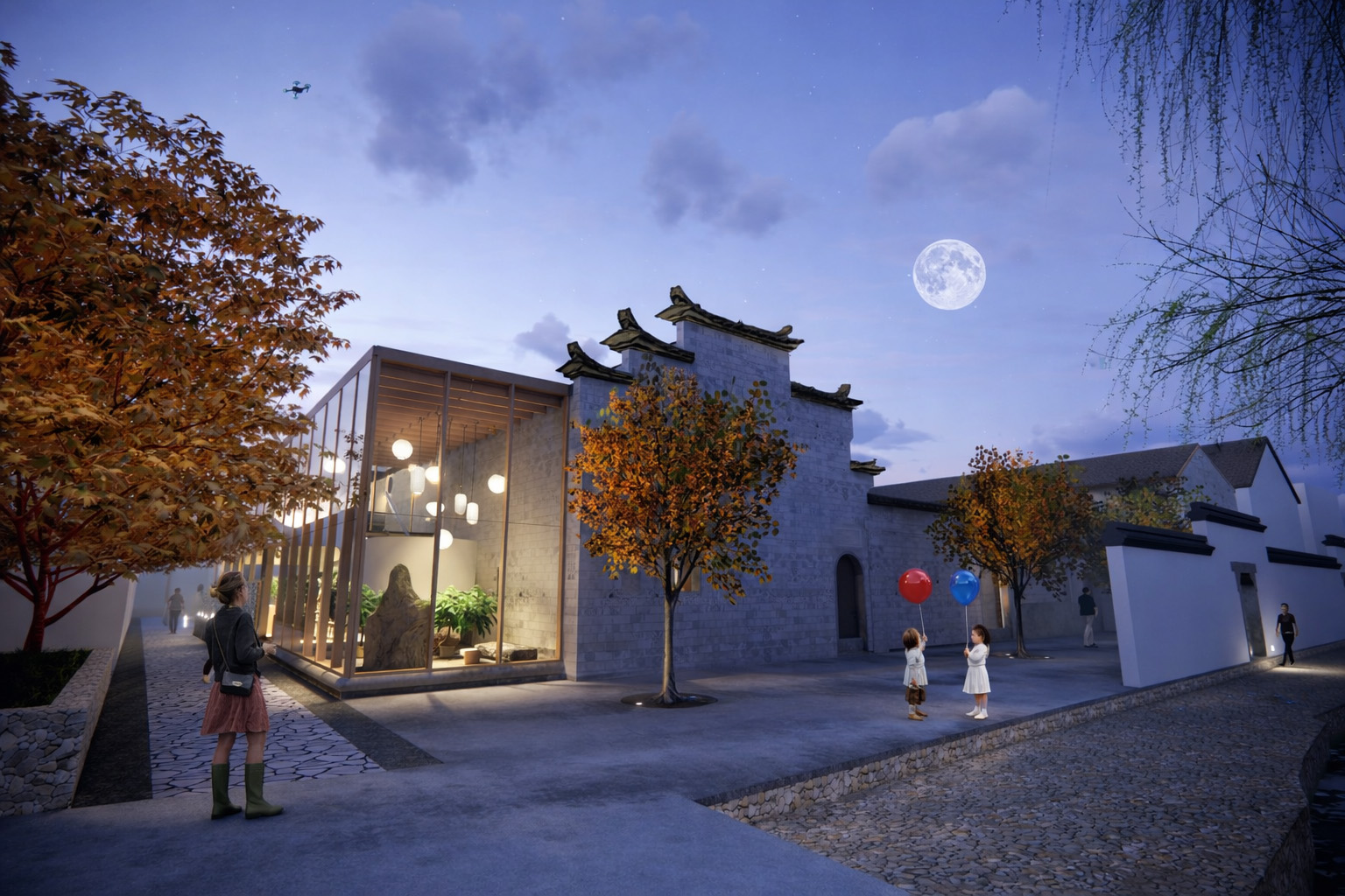 Gaoqian Guest House historic adaptation, Xianju