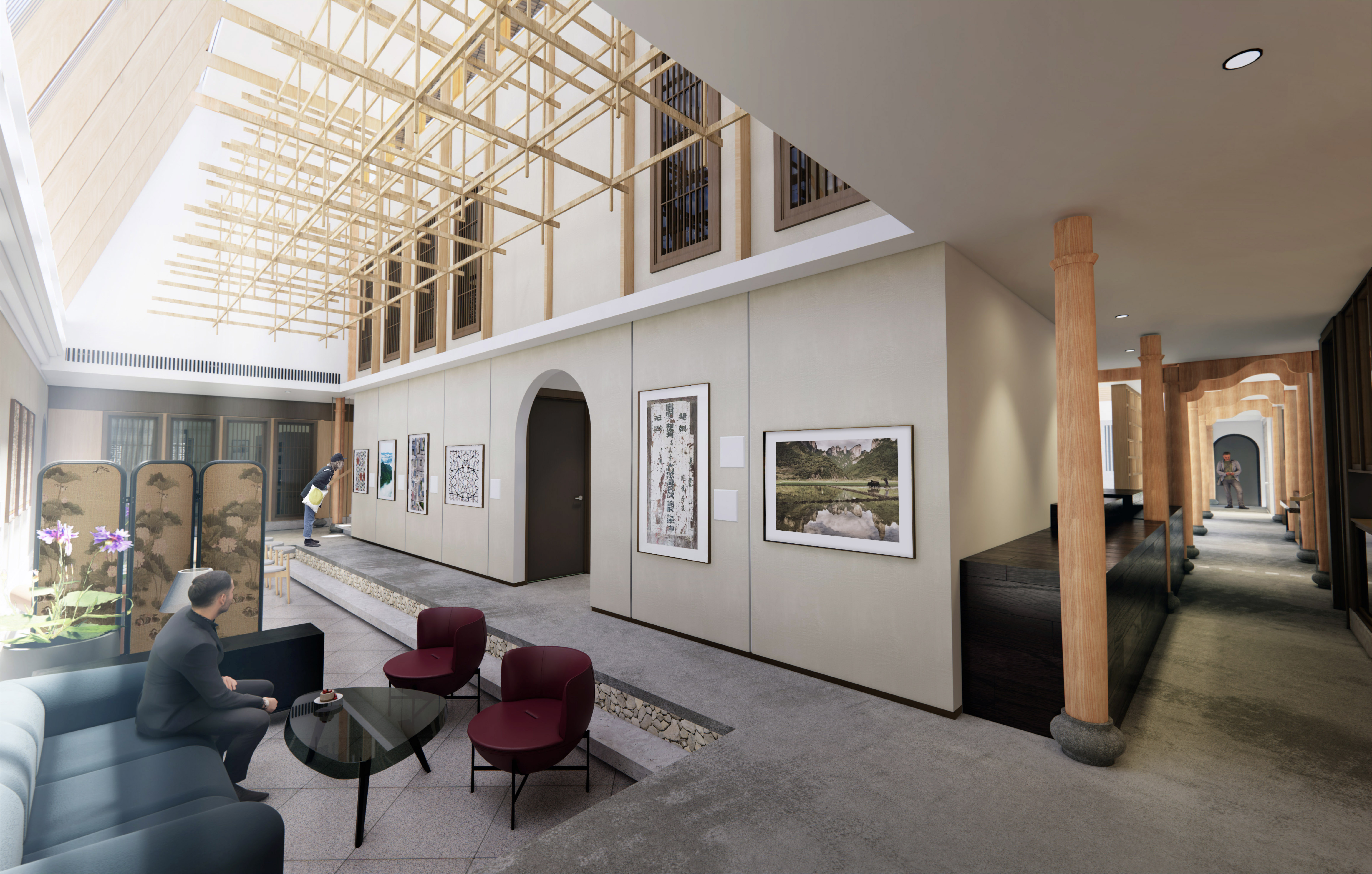 Gaoqian Guest House, Xianju — view 4