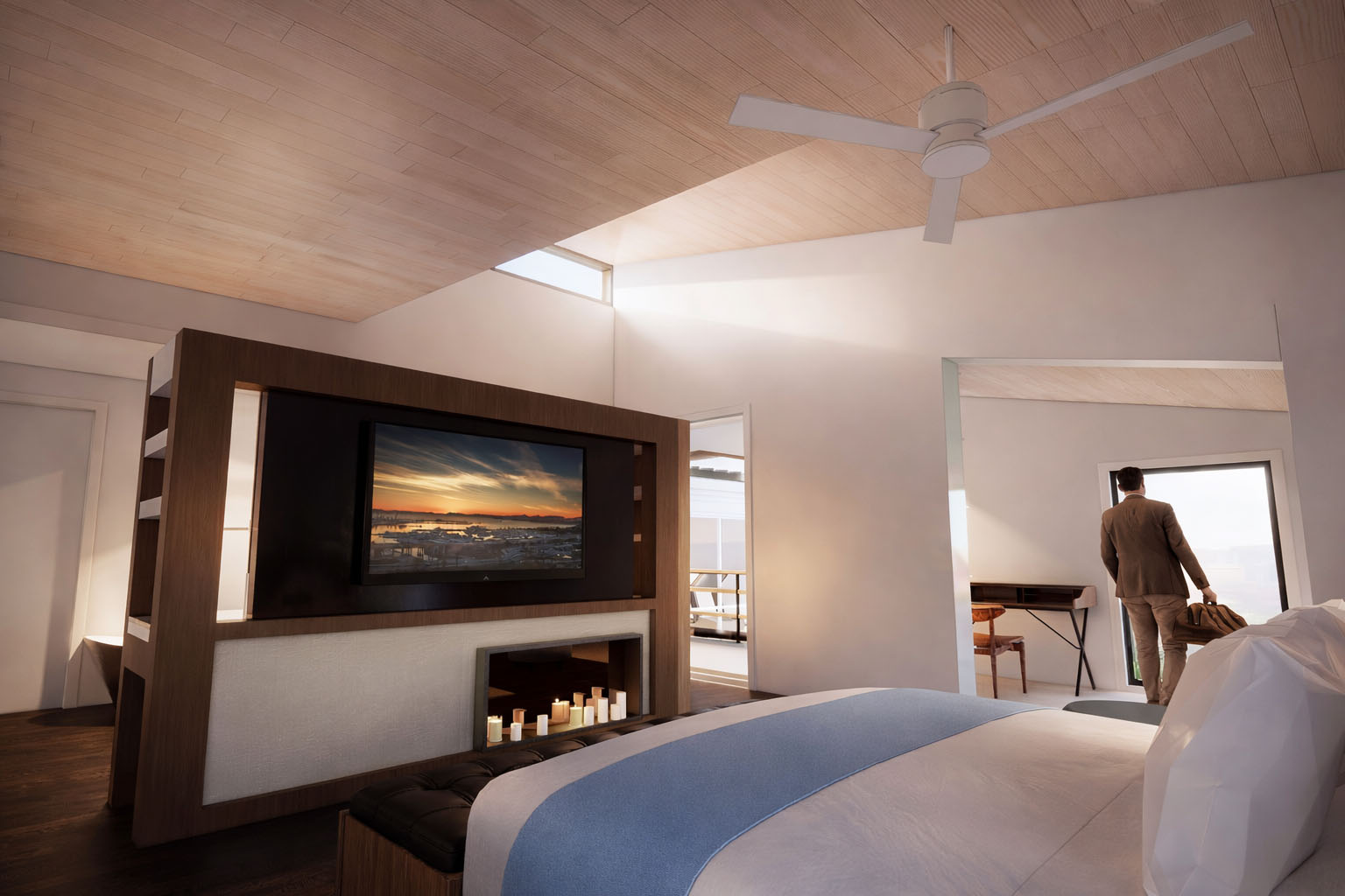 Delray Beach House bedroom interior
