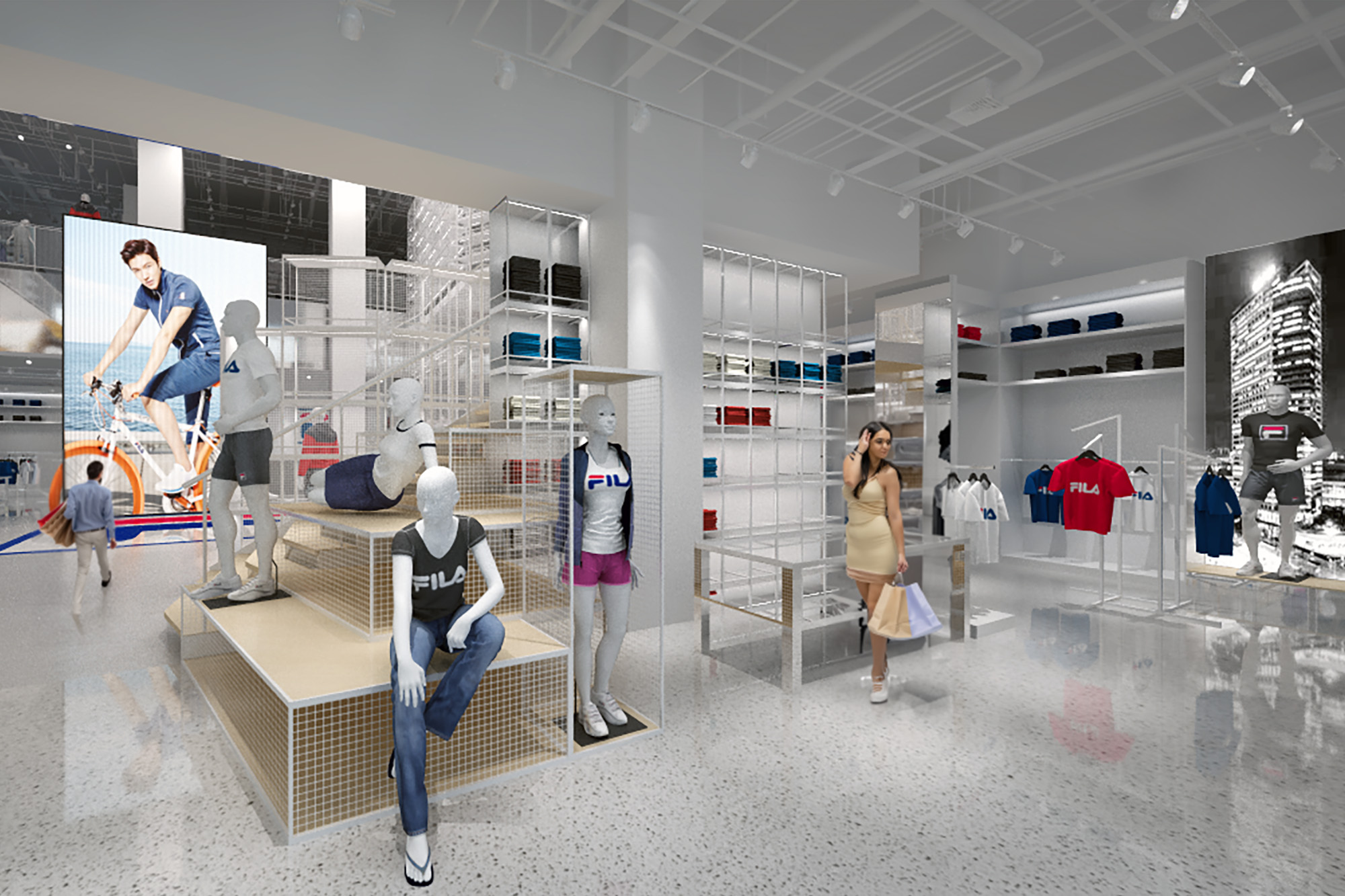 Fila Flagship Concept store entry