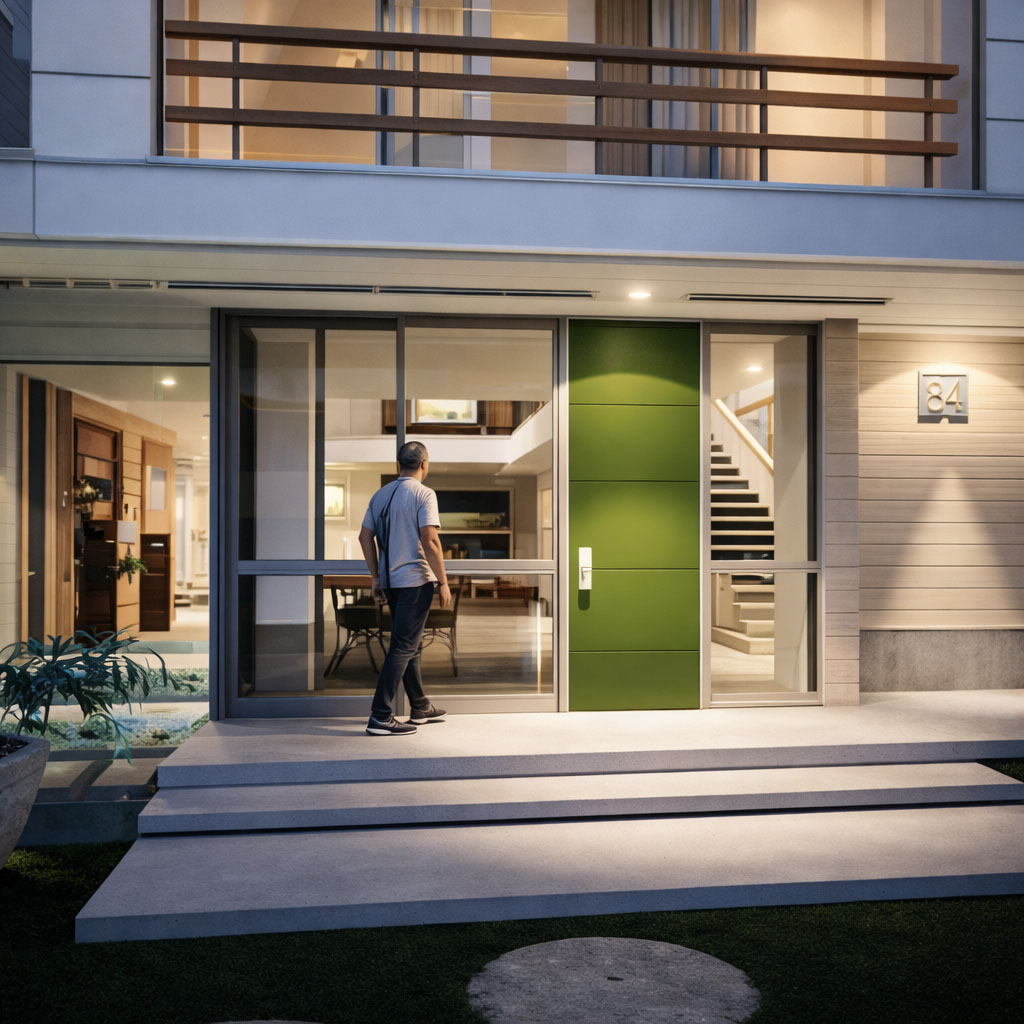 Delray Beach House entry design