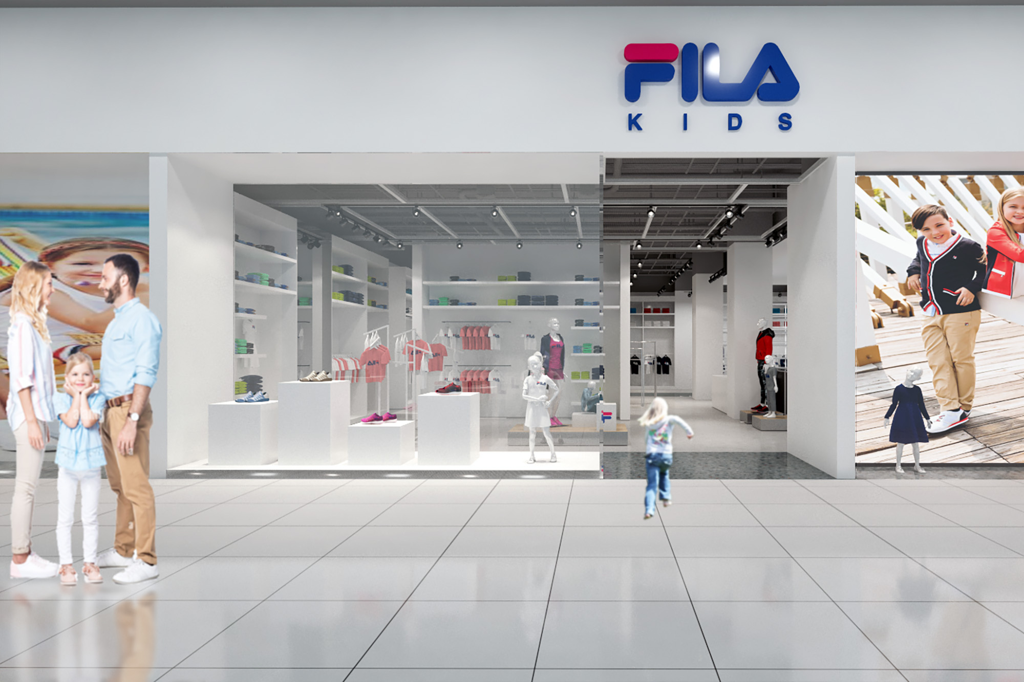 Fila Kids retail display concept