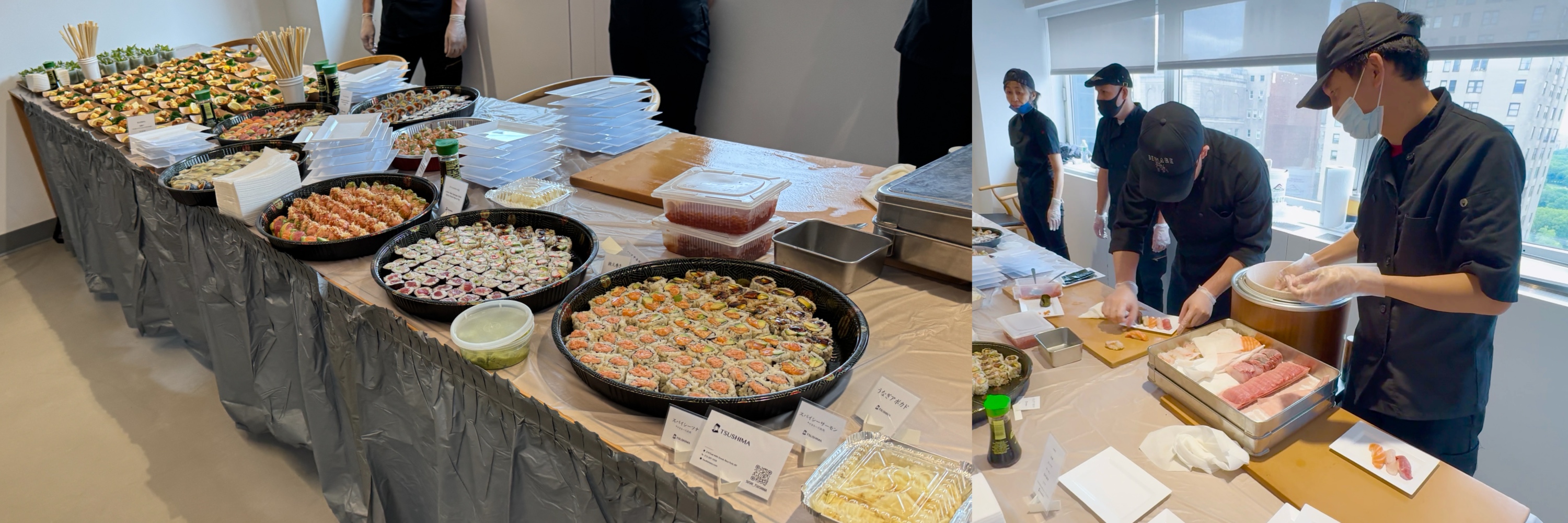 catering service table