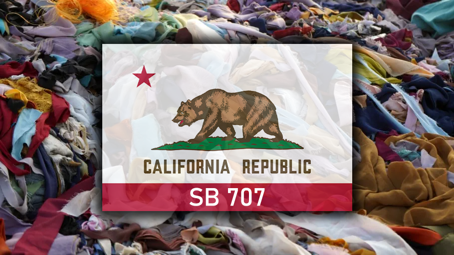 How to Comply with the SB-707 Responsible Textile Recovery Act – Green  Education Foundation