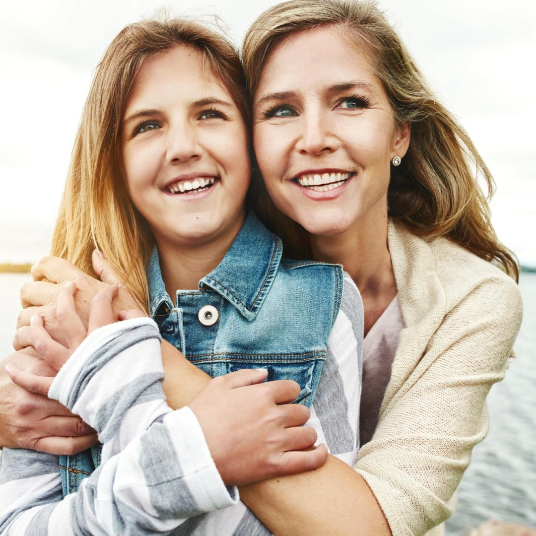 Mom and daughter