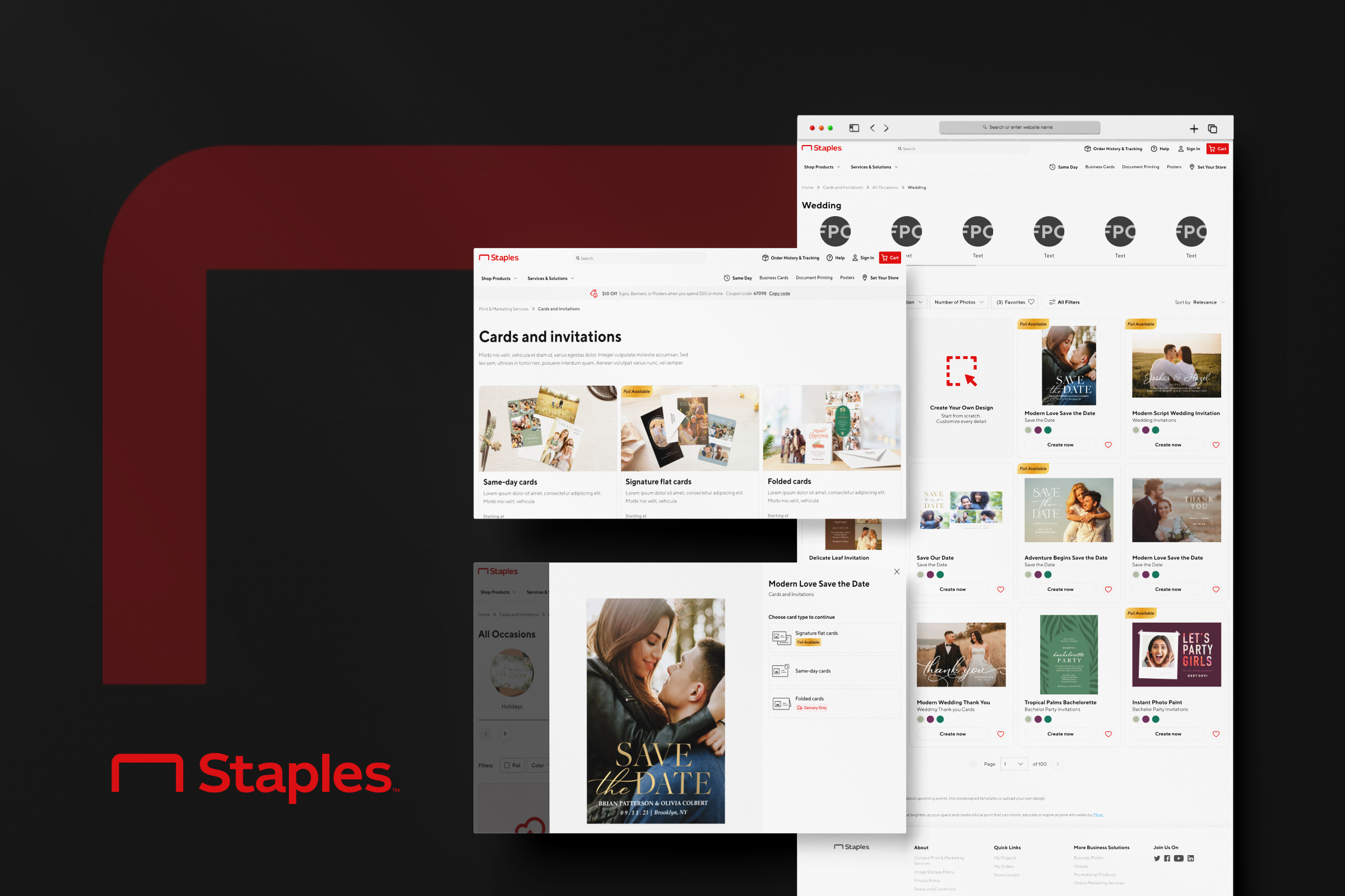 Staples Cards and Invitaitons Main Image
