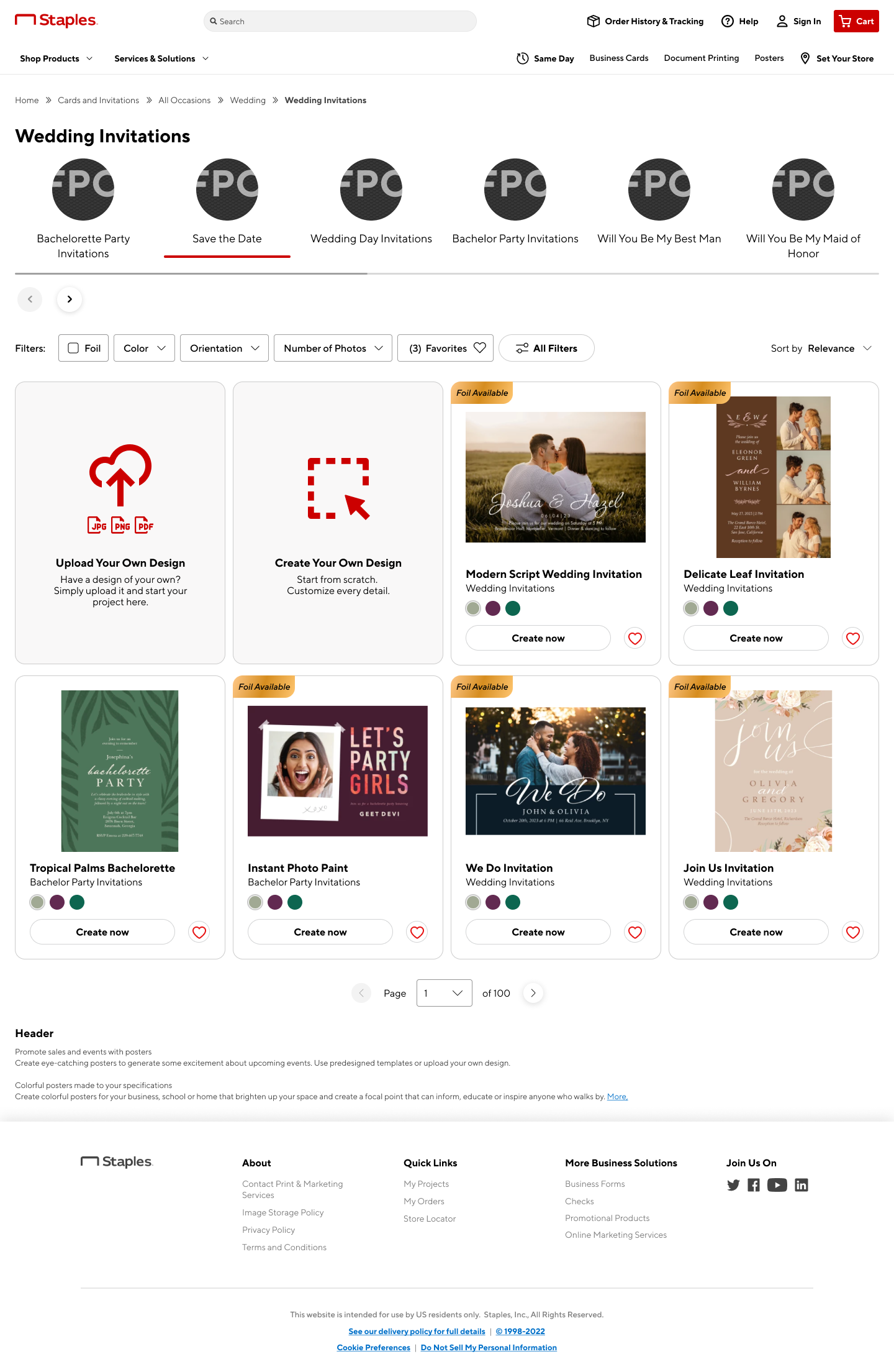 A mockup of the Template Selection page containing the visual filter at the top.