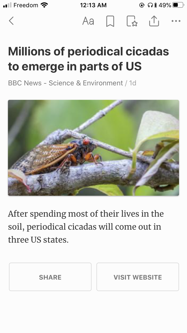Screenshot from Blinkist