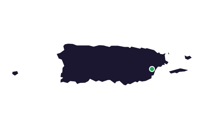 Map showing the city