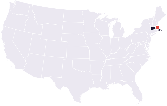 Map showing the city