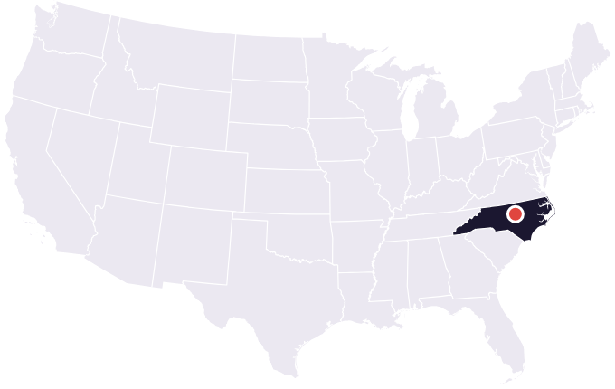 Map showing the city