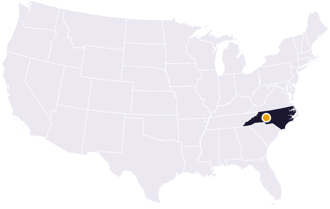 Map showing the city