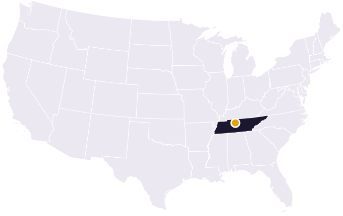 Map showing the city