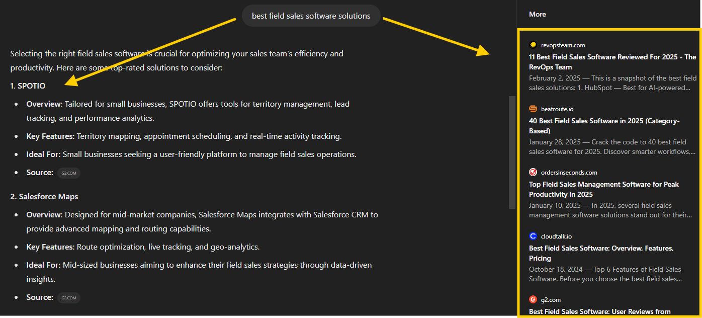 Listicles get cited in LLM sources