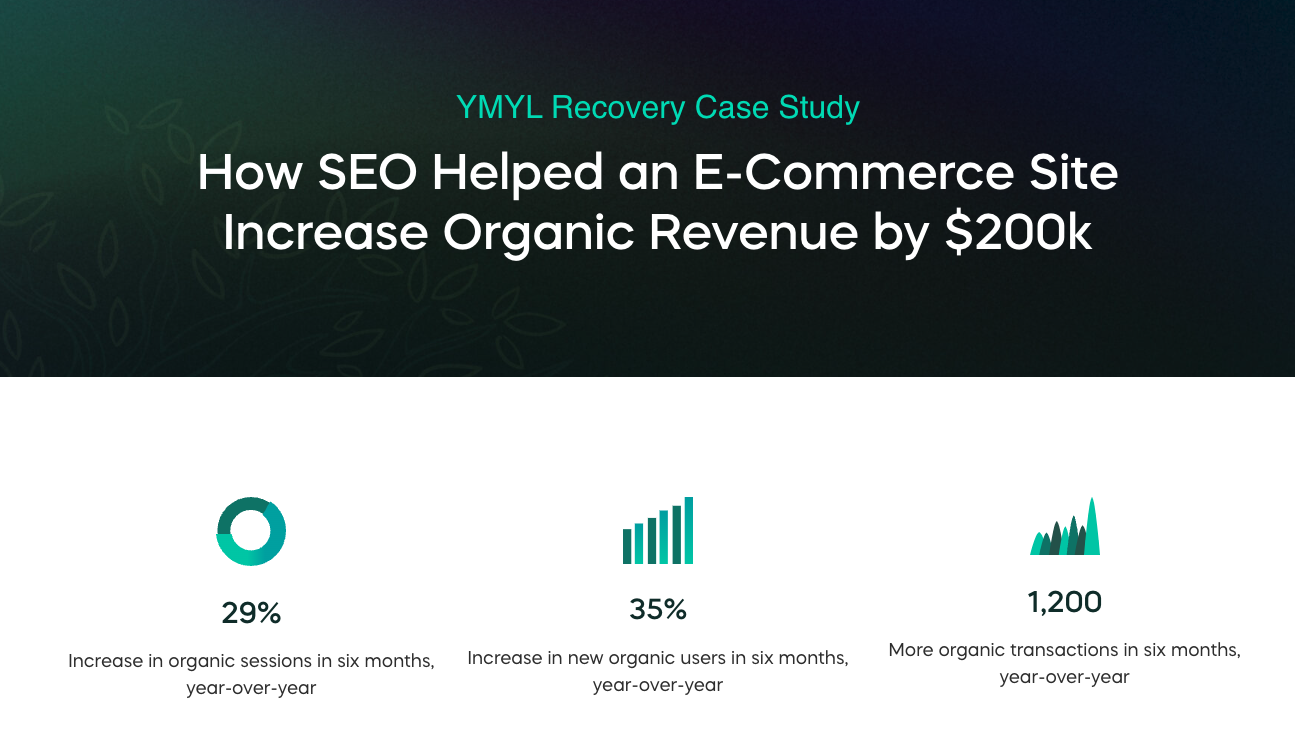 B2B SEO case study example
