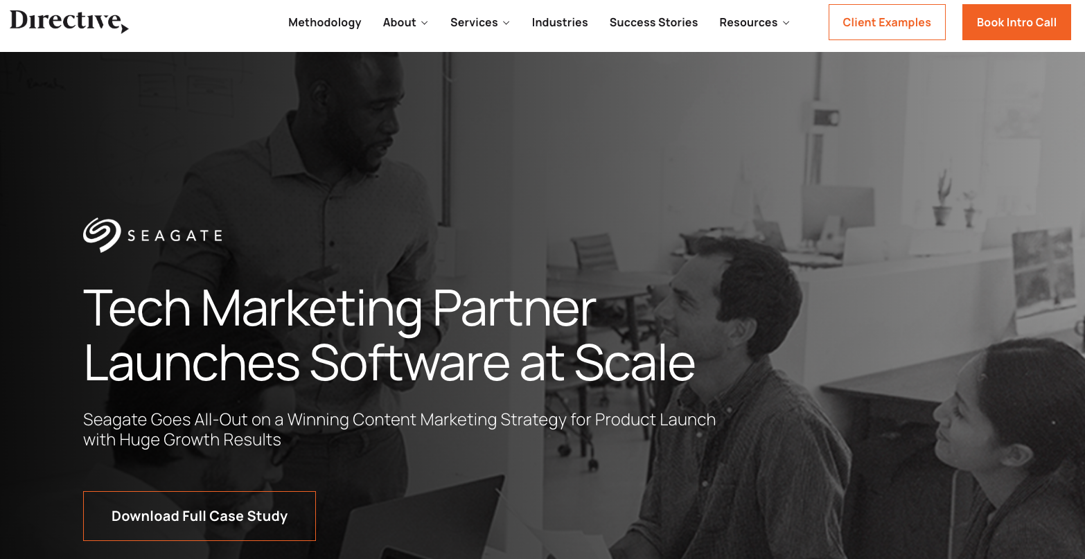 Seagate B2B SEO case study