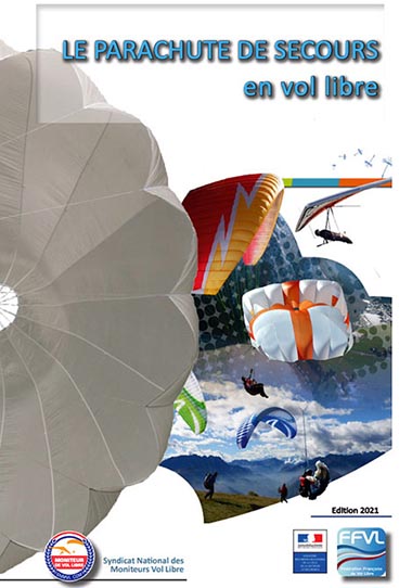 Couverture du livre Le parachute de secours en vol libre