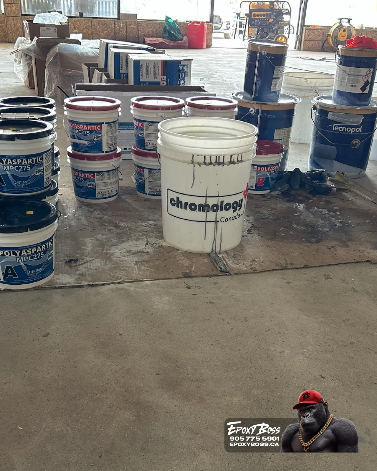 epoxy flake system for schools