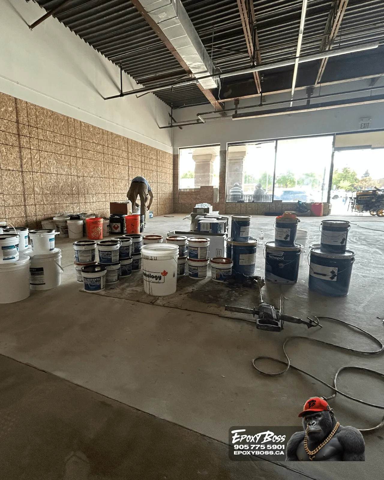 10000 sqft floor coating project