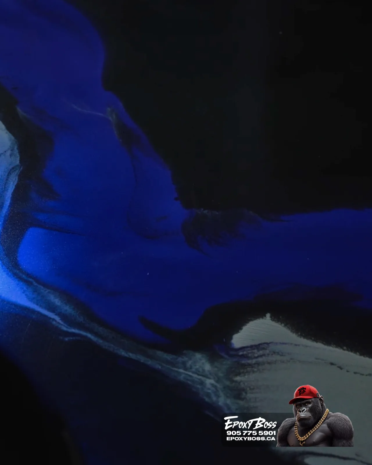 metallic epoxy floor