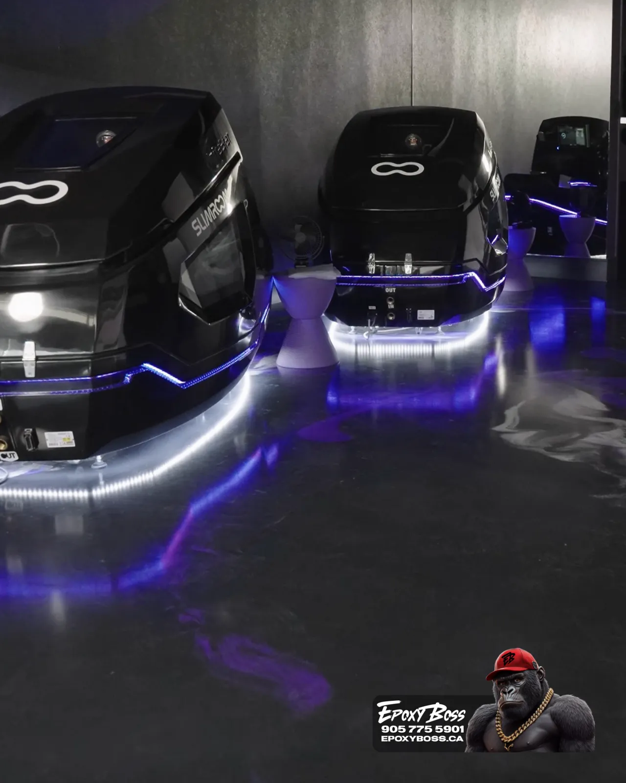 metallic epoxy floor