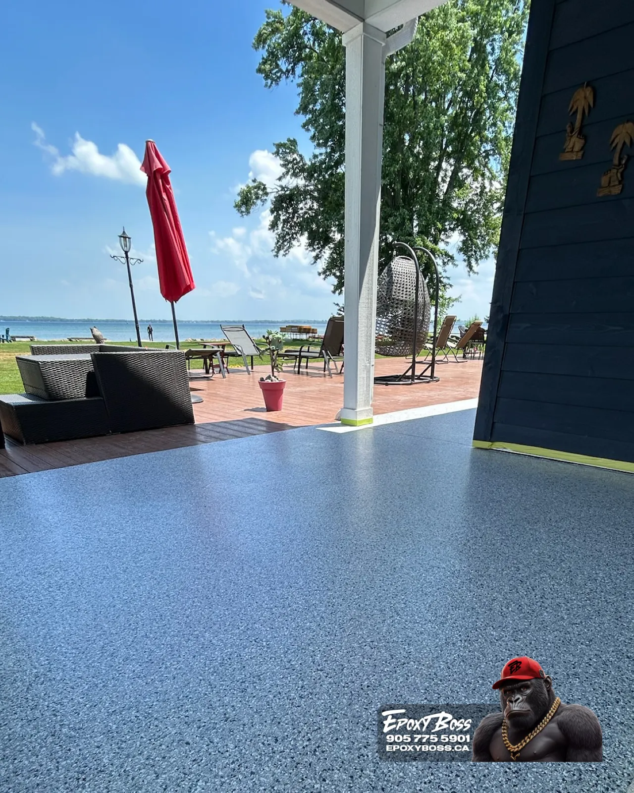 outdoor polyaspartic coating