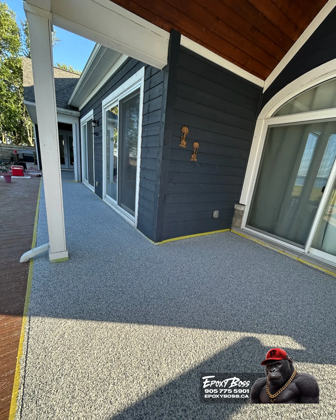 flake system patio coating Ontario