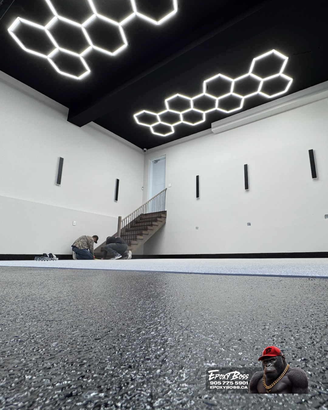 Luxury garage epoxy coating Ontario