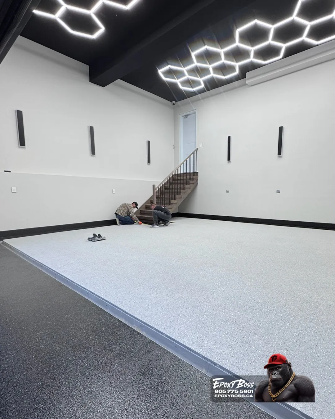 Commercial-grade epoxy flooring for homes