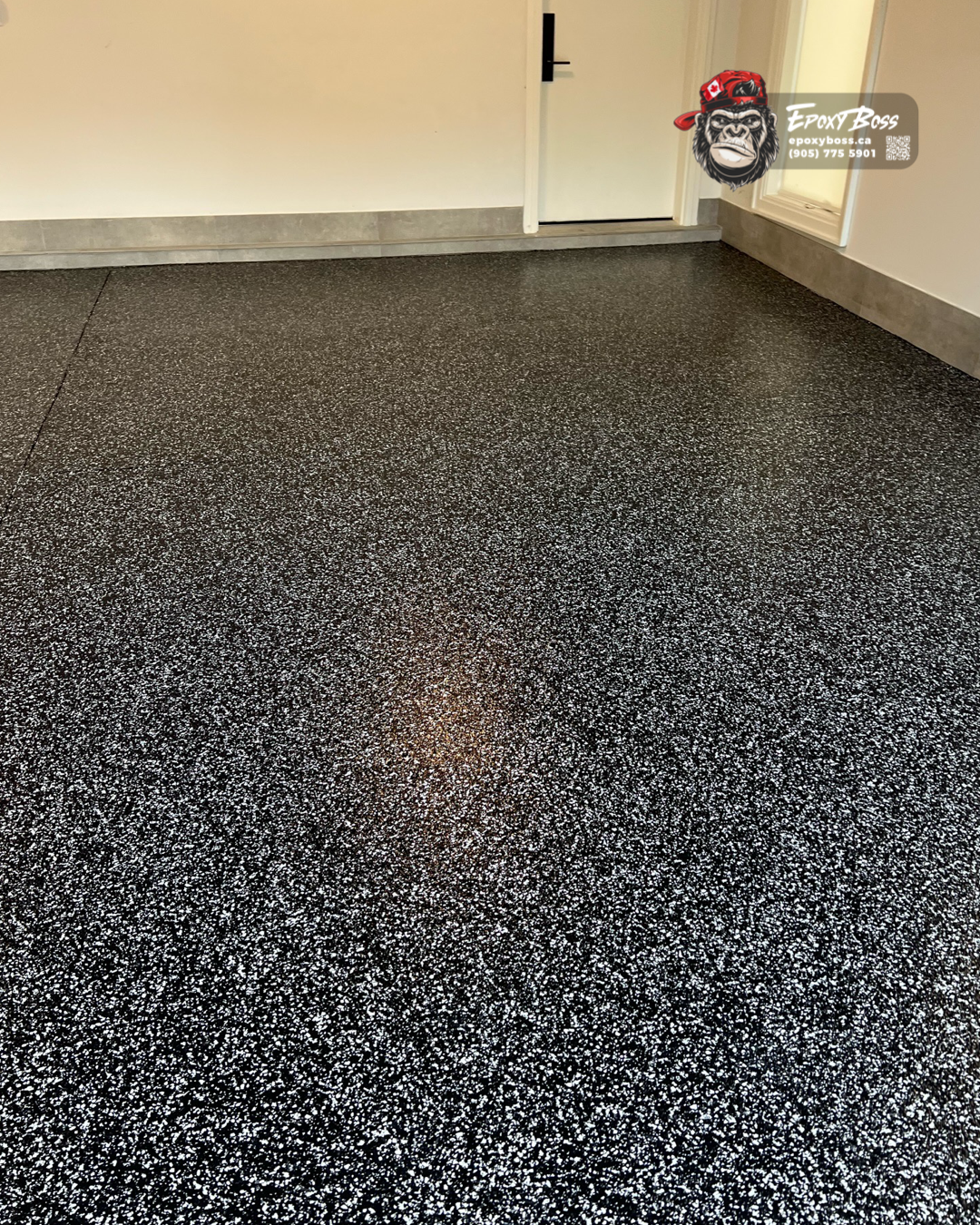 epoxy flooring application residential garage Toronto
