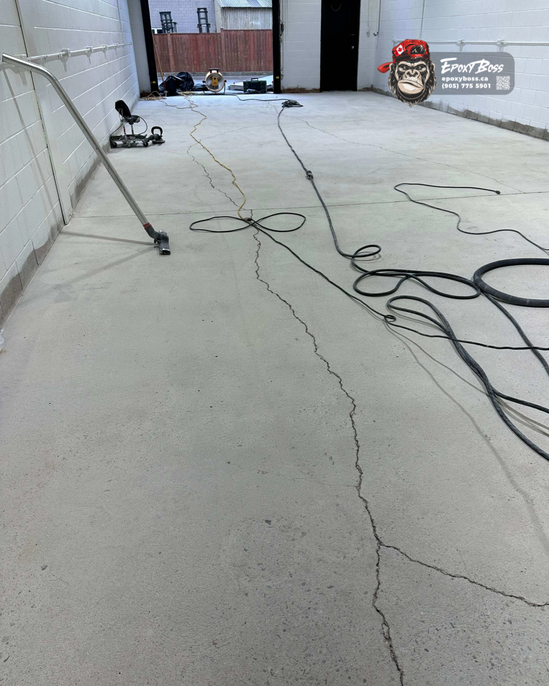 slip resistant epoxy flake floor automotive garage Toronto