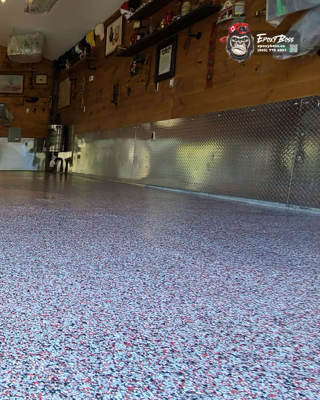high performance epoxy garage floor innisfil ontario finished