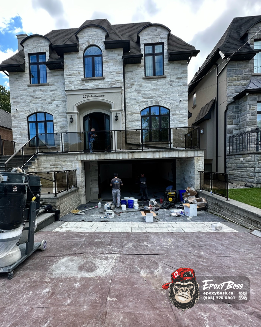 professional garage floor coating contractors Richmond Hill Ontario Epoxy Boss