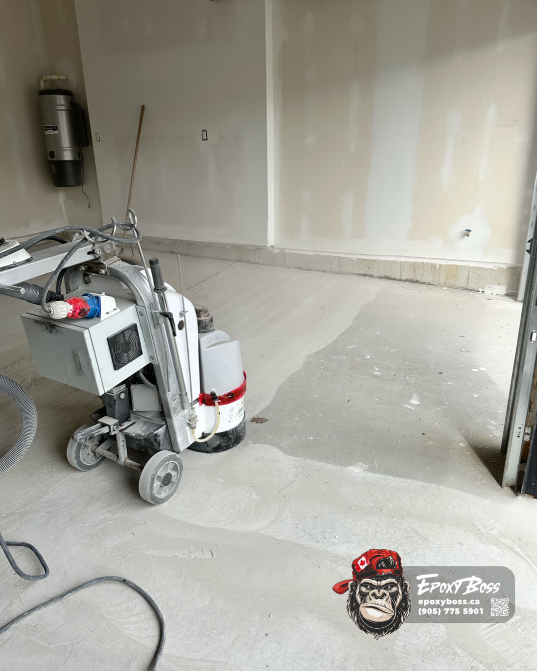 Modern garage transformation with epoxy coating system