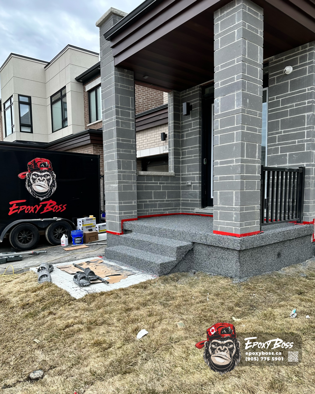 Garage floor surface preparation before epoxy coating installation