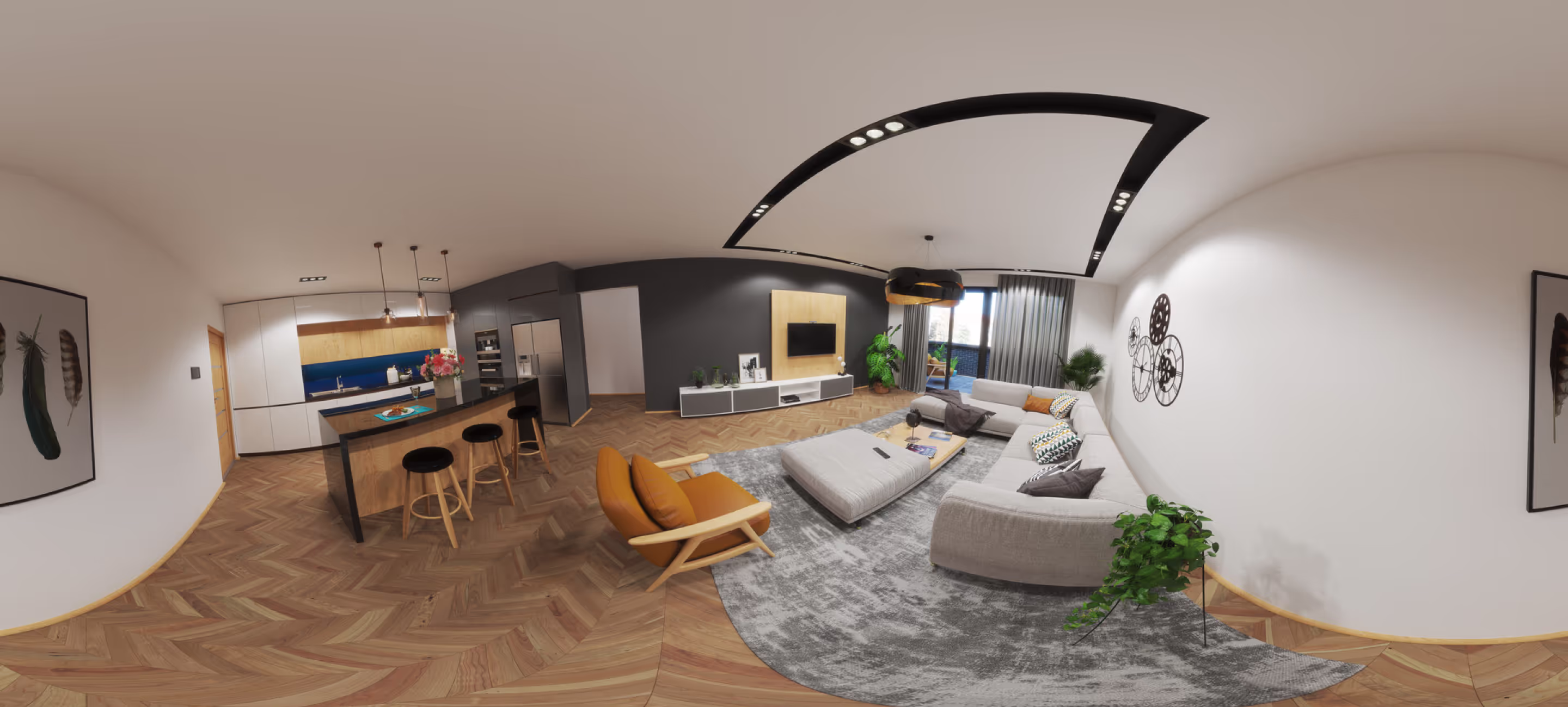 home interior design through vr 