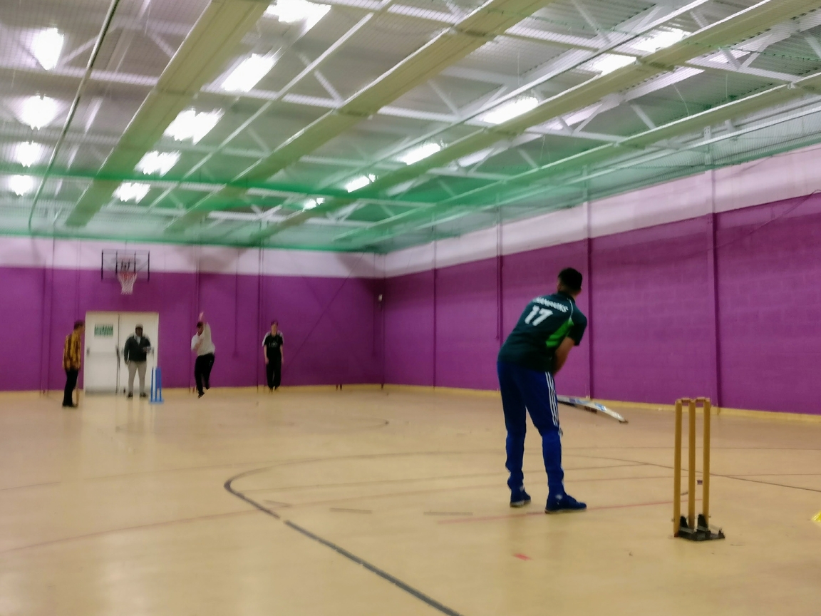 Indoor Cricket Action at YMA