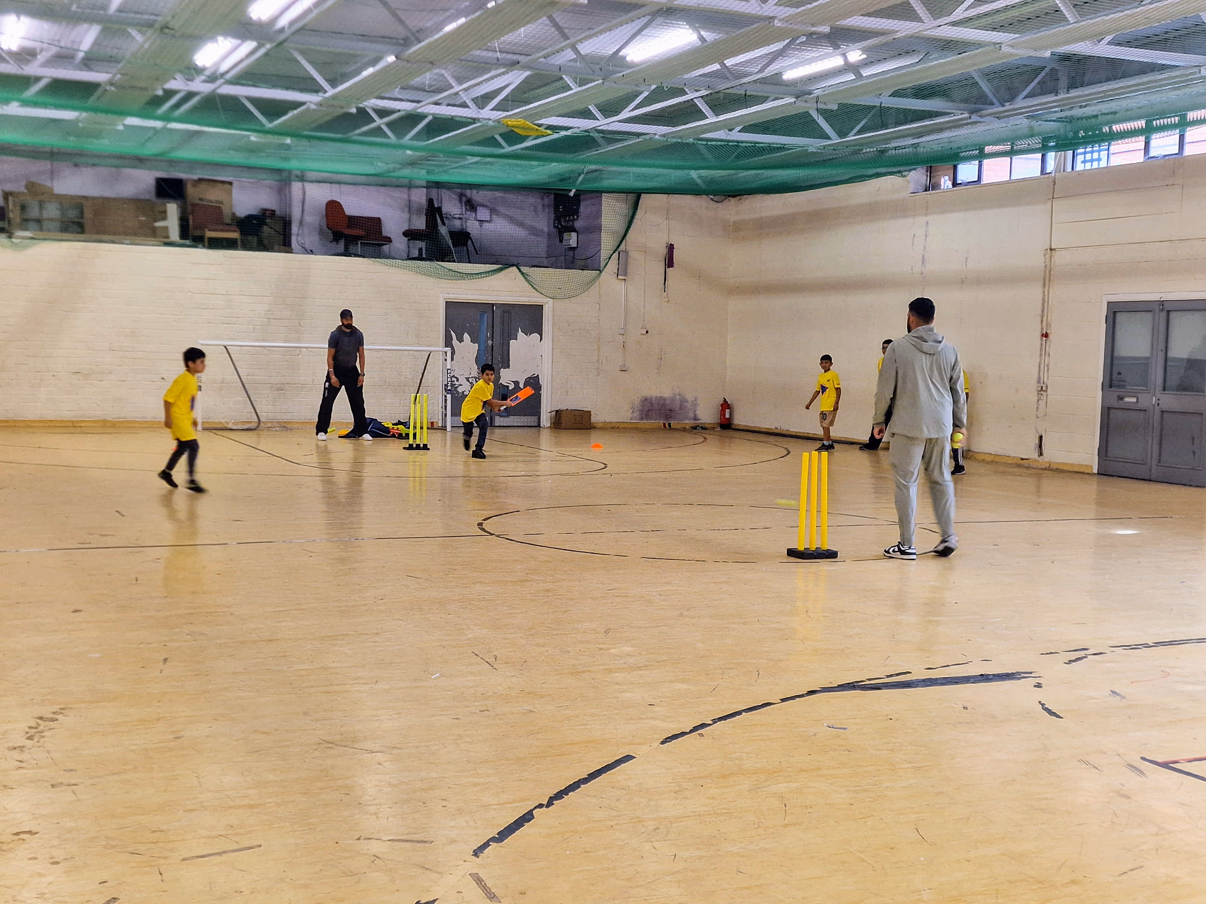 Dynamos cricket batter playing a shot