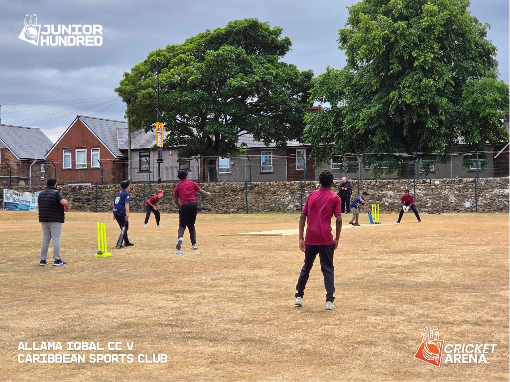 Young players watch from the boundary at Shiregreen, capturing friendship and shared belonging at the Sheffield Junior Hundred
