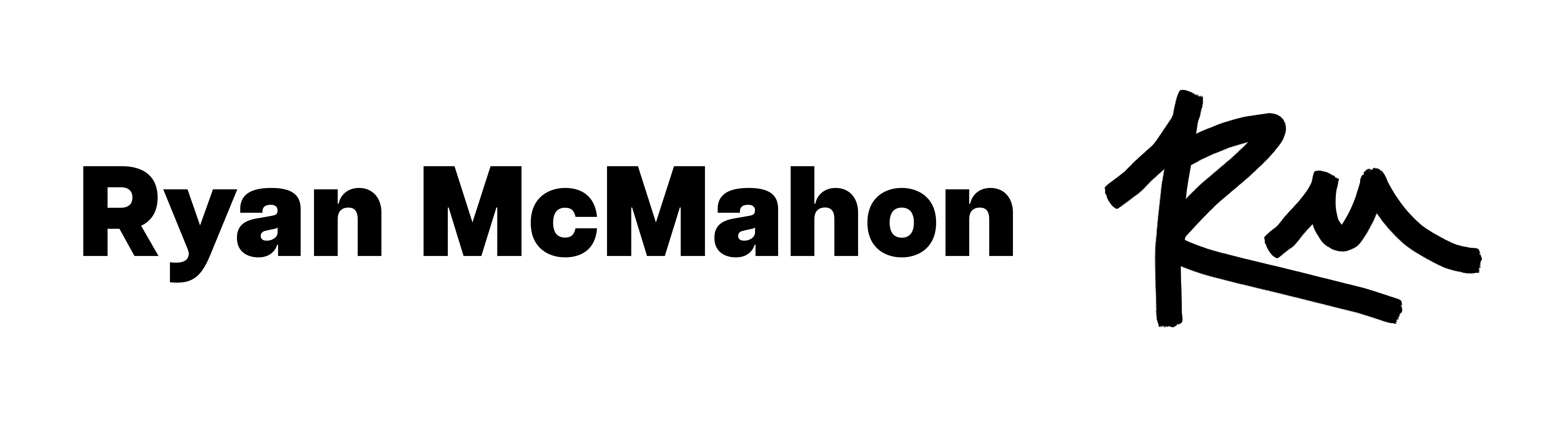 A logo that says "Ryan McMahon"