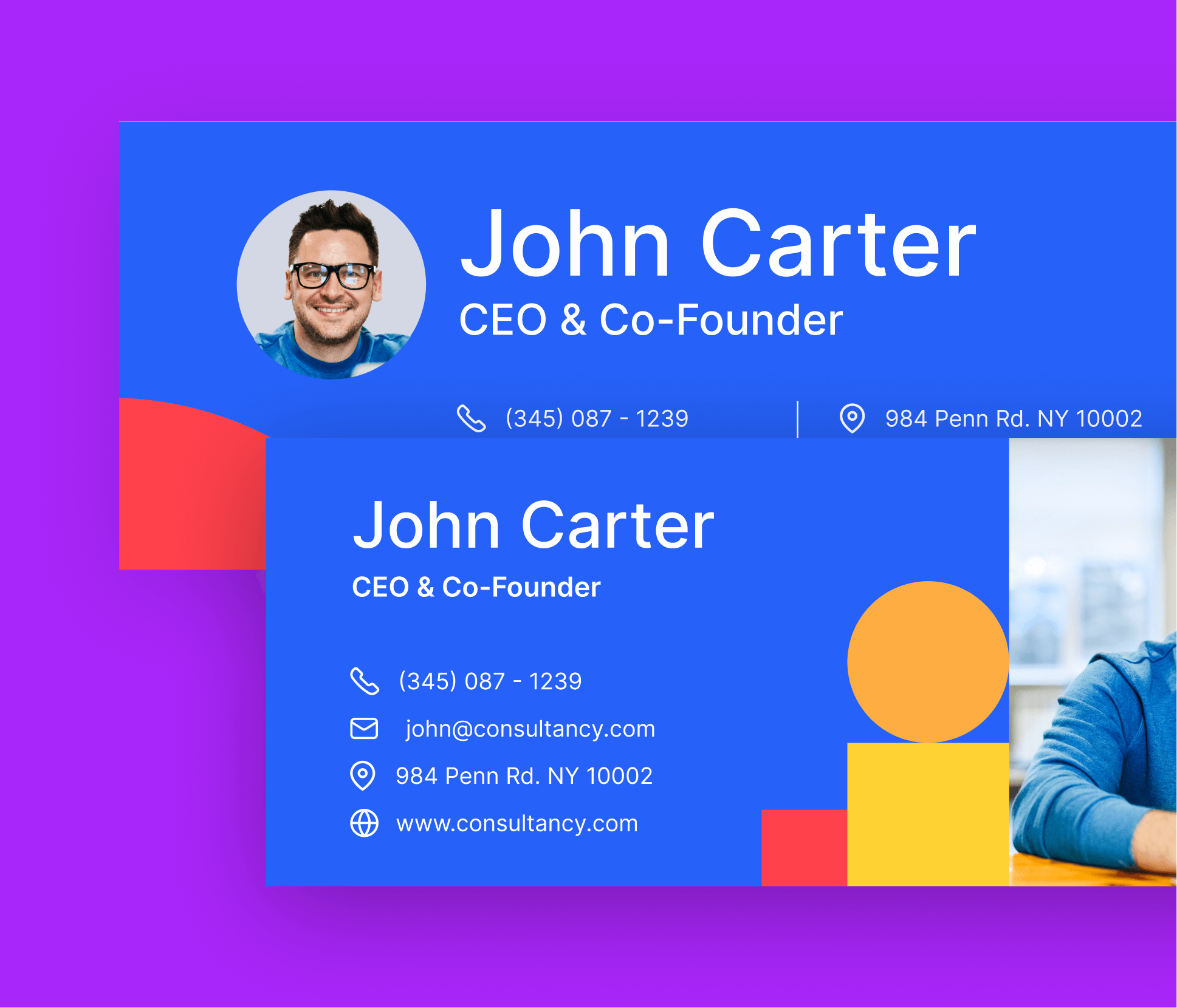 Consultancy X - Email Signature - Consulting Webflow Template