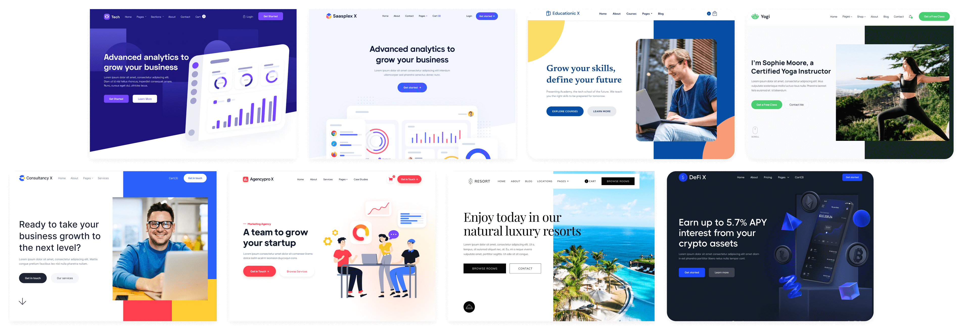 Consultancy X - Browse all Templates - Consulting Webflow Template