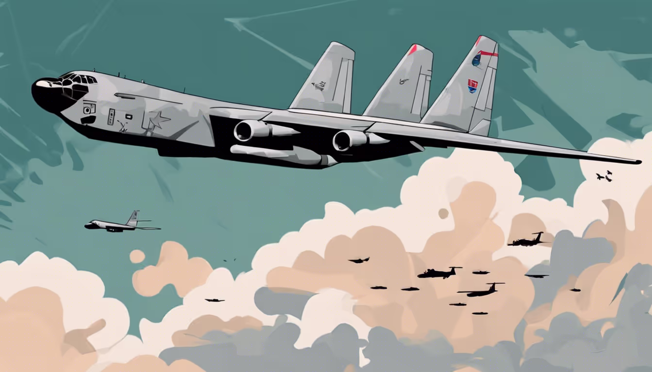 U.S. Air Force B-52 Bomber Showcases Military Might in NATO Live-Fire Exercise in Lithuania