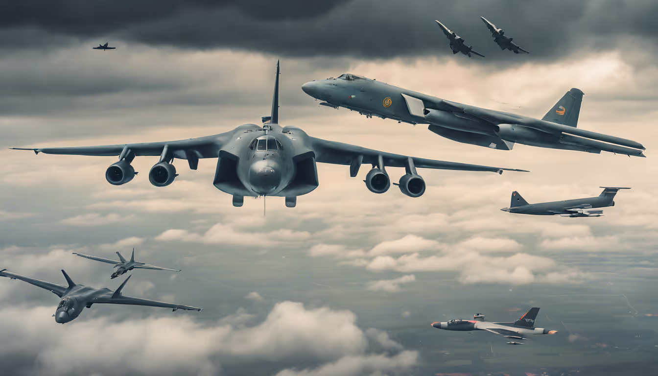 B-52 Bombers Intercepted by Russian Jets: Tensions Rise Near Kaliningrad Amid Ukraine Conflict