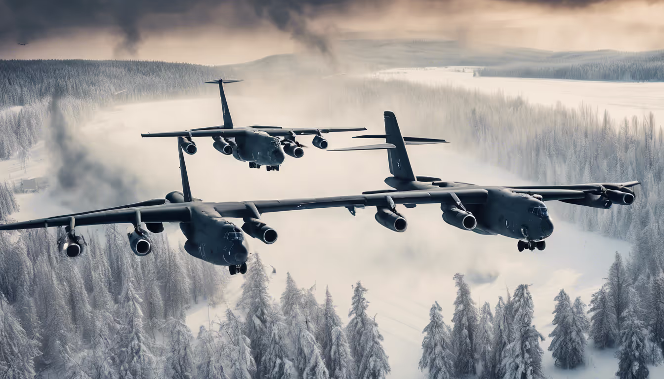 Strengthening NATO: U.S. B-52 Bombers Enhance European Defense During Exercise APEX JET in Finland