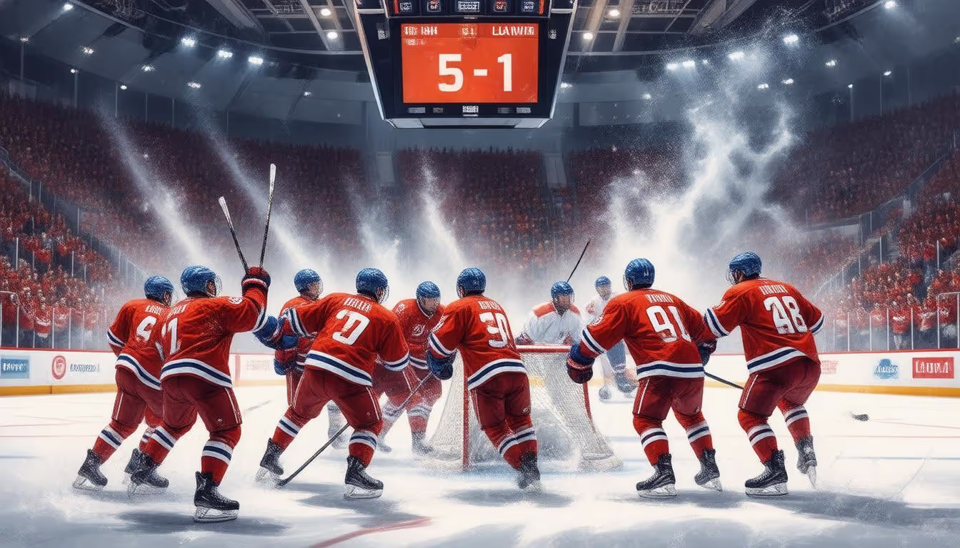 U.S. National Junior Team Dominates Latvia 5-1 in IIHF World Junior Championship