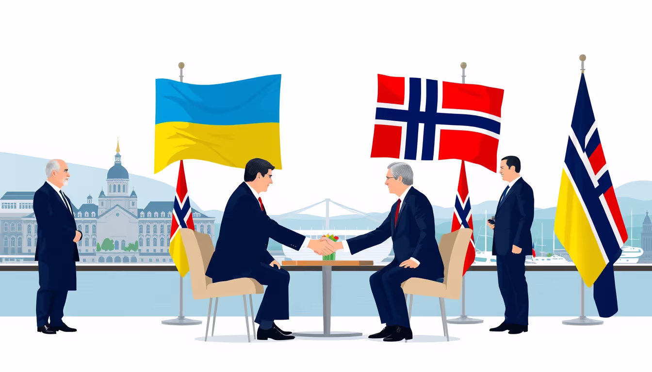 Zelensky's Visit to Norway: Strengthening Support and Discussing Peace Efforts for Ukraine